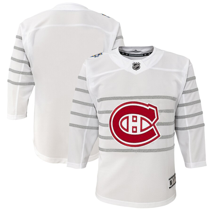 Cheap Youth Montreal Canadiens White 2020 NHL All-Star Game Premier Jersey